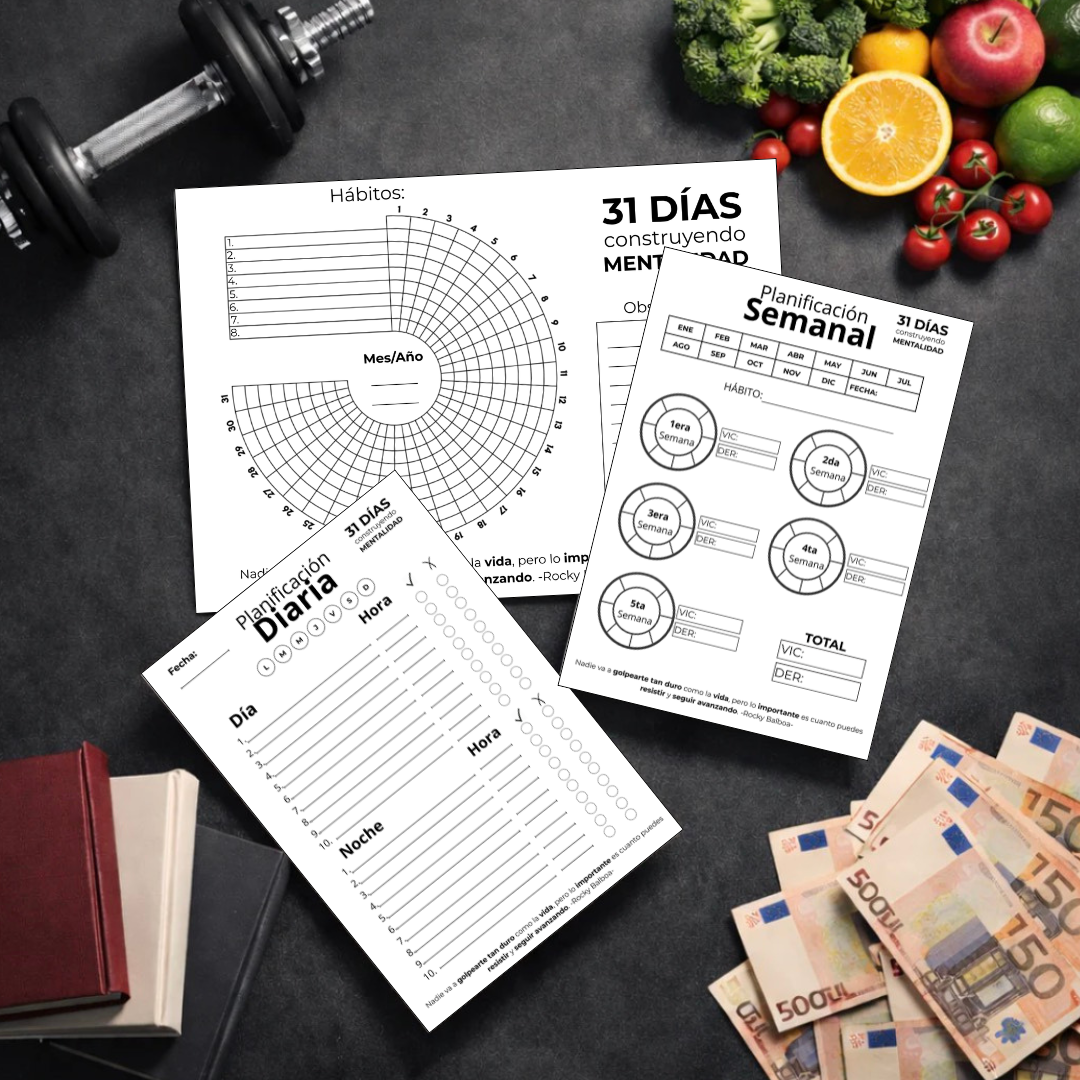 Plantilla de Hábitos y Tareas de 31 días