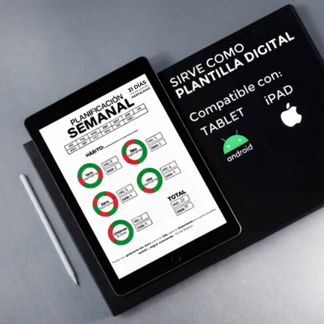 Plantilla de Hábitos y Tareas de 31 días